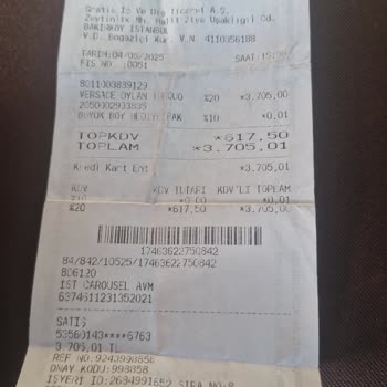 Gratis'ten Alınan Versace Parfüm Setinde Kalıcılık Sorunu Ve İade Talebi