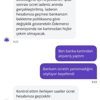 Getir Çarşı'dan Sipariş İptali Ve Para İadesi Sorunu