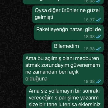 Eksik Ve Hasarlı Ürünler, İlgisiz Müşteri Hizmeti
