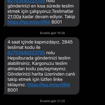 Hepsiburada Ve Hepsijet Kargo Teslimatında Yaşanan Sorun Ve İletişimsizlik