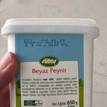 Satın Aldığım Peynirde Kötü Tat Ve Sütaş'ın Yetersiz İlgisi