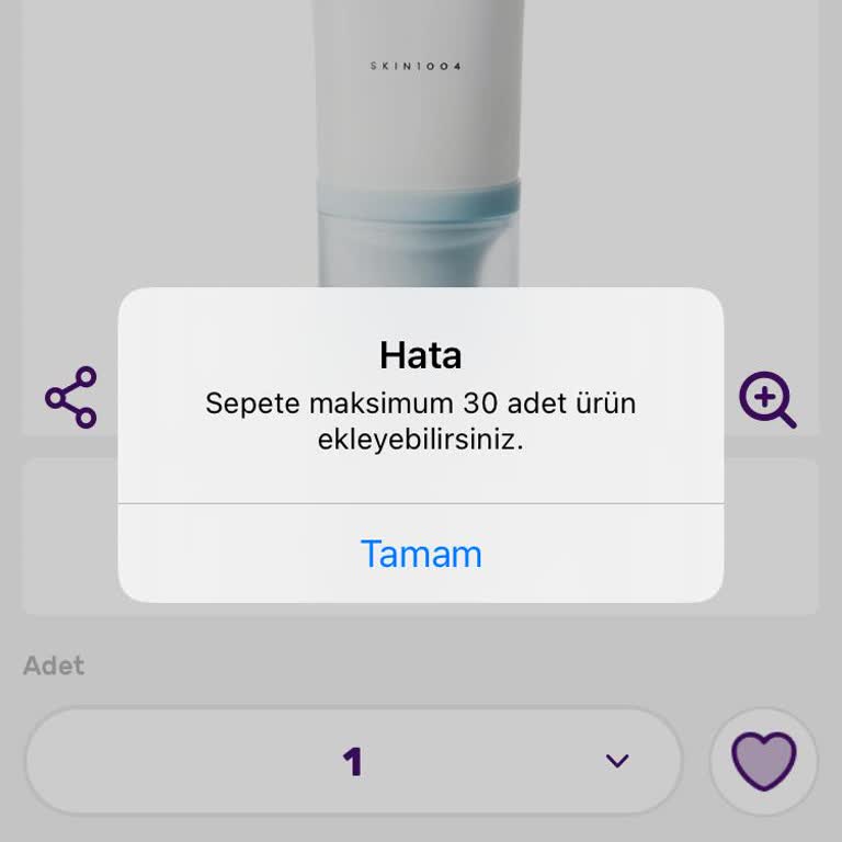 İndirimli Ürünü Sepete Ekleyemiyorum, Hata Alıyorum