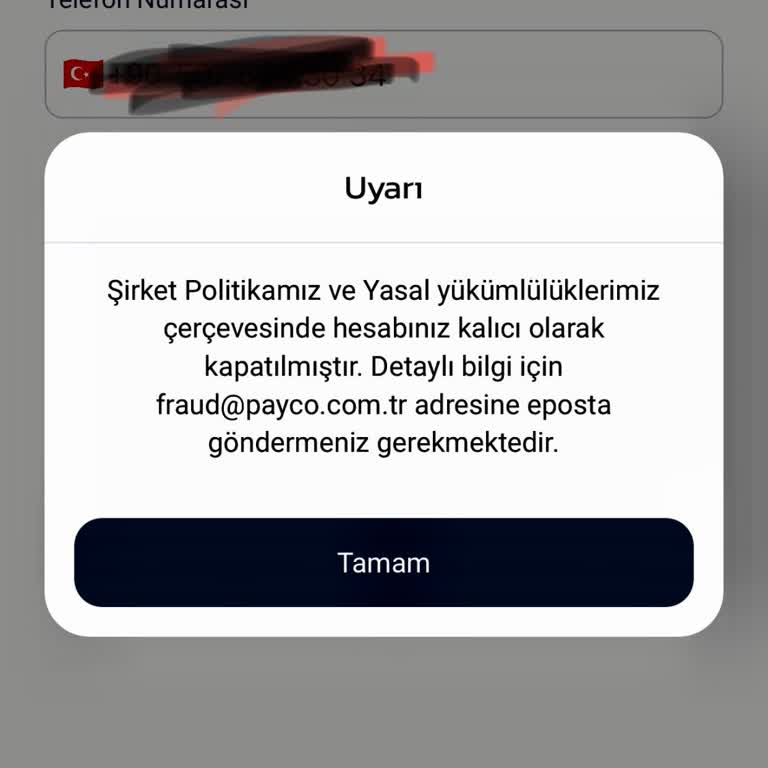 Hesabım Haksız Yere Kapandı, Paramı Geri Alamıyorum