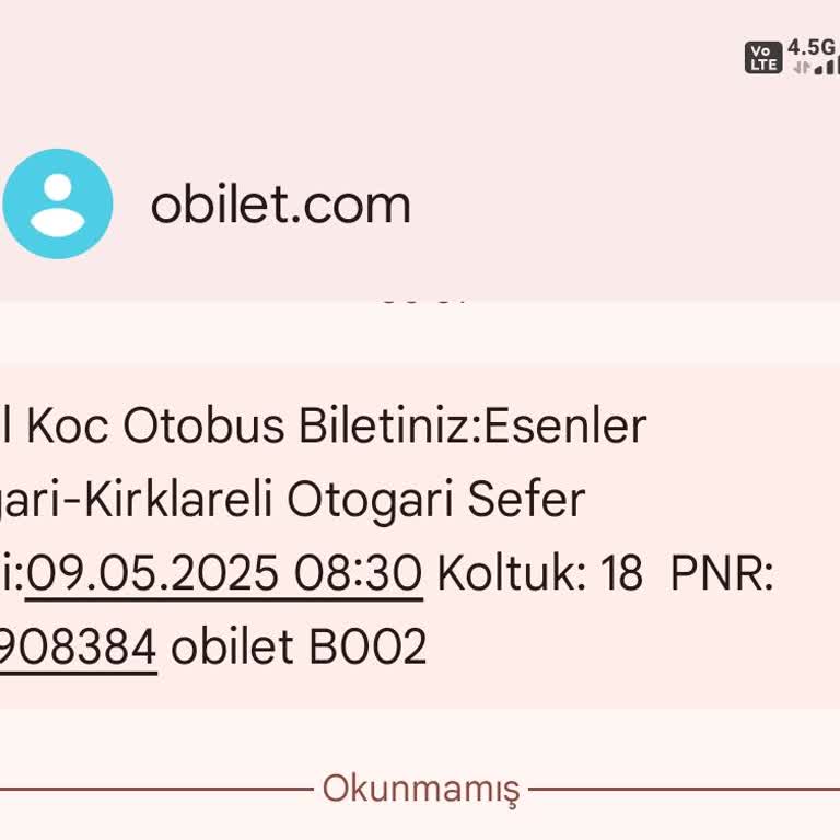 Bilet Değişimi Ve İptali Konusunda Mağduriyet Yaşadım