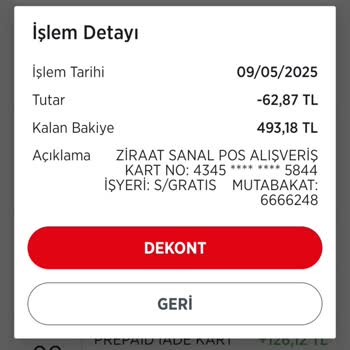 Ödeme Alınmasına Rağmen Sipariş Oluşturulmadı