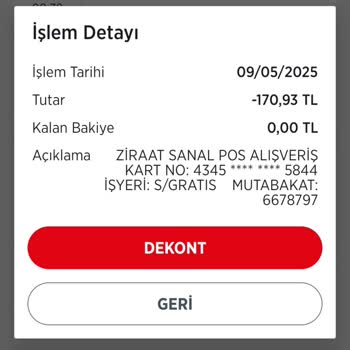 Ödeme Alınmasına Rağmen Sipariş Oluşturulmadı