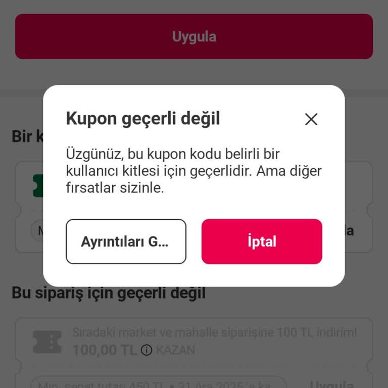 Turkcell Hediyesinin Kuponu Geçersiz, Müşteri Hizmeti Yetersiz