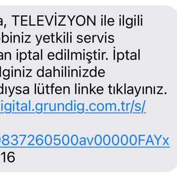 Grundig Televizyon Arızası Ve Servis İlgisizliği