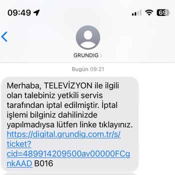 Grundig Televizyon Arızası Ve Servis İlgisizliği