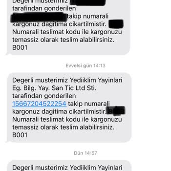 Adrese Teslim Edilmeyen Kargom İçin Mağduriyet Yaşıyorum