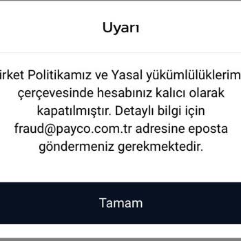 Payco Hesabım Kapatıldı, Paramı Geri Alamıyorum Ve Muhatap Bulamıyorum