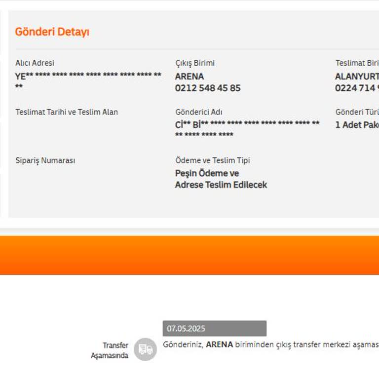 MNG Kargo Gönderiminde Bilgi Karmaşası Ve Gecikme Endişesi