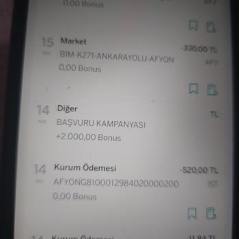 Bonus Puan Kampanyasından Haksızca Yararlandırılmadım