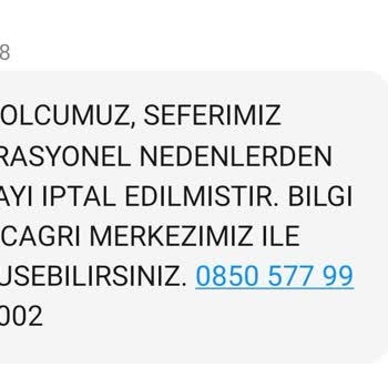 Varan Turizm İptal Edilen Seferde Biletimi Kullandılar Para İadesi Yapılmadı