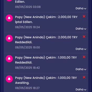 Çekim Taleplerim Sürekli İptal Ediliyor, Sorunum Çözülmüyor