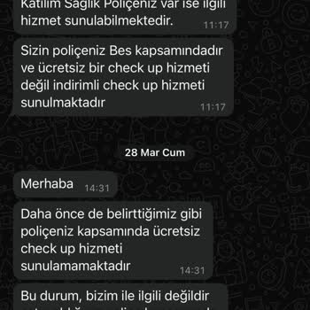 BES Planındaki Checkup Hizmetinden Üç Aydır Randevu Alamıyorum