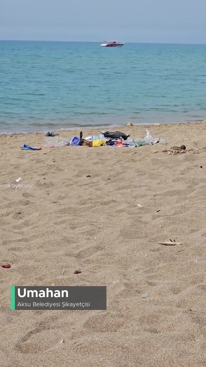 Aksu Kundu Halk Plajı Çöp Dolu! videonun kapak resmi