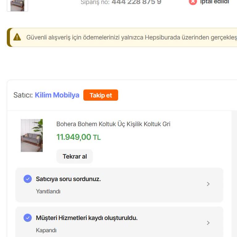 Koltuk Siparişim Teslim Edilmedi, Satıcılar Ve Platformlar Mağdur Etti