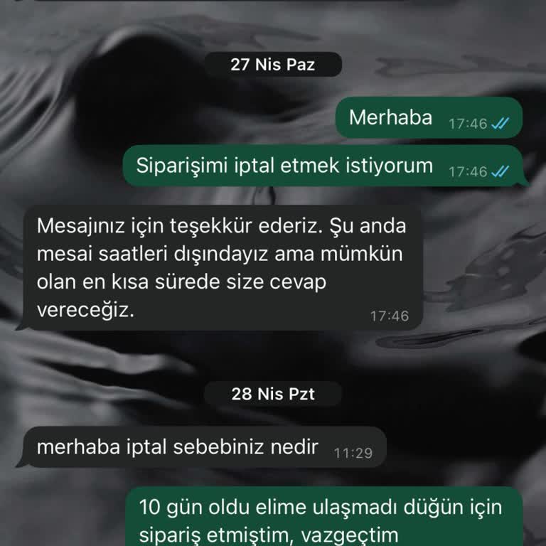 Sipariş İptalinde Para İadesi Gecikmesi Ve Müşteri Mağduriyeti