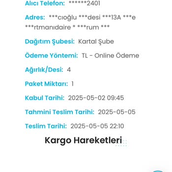 Teslim Edilmemiş Kargom İçin Çözüm Bekliyorum