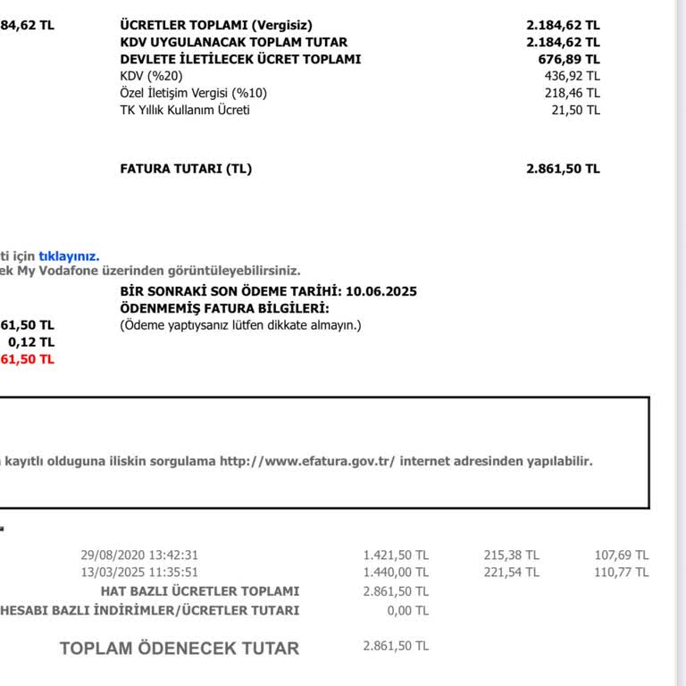 Vodafone'dan Haksız Ücret Tahsilatı ve Yetersiz Müşteri Hizmeti