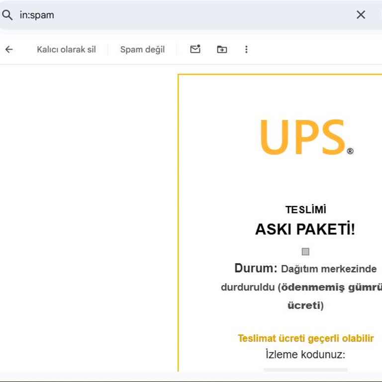 Adıma Sahte Kargo Mesajları Gönderiliyor, Acil Destek İstiyorum!