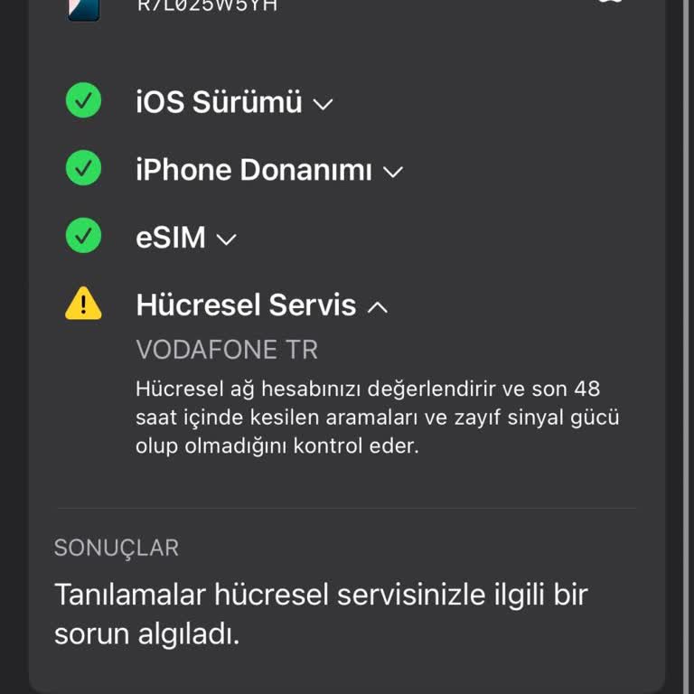 Vodafone Çekim Sorunu Ve Mağduriyetim Giderilmiyor