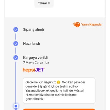 Acil İhtiyaç Olan Siparişim Üç Gündür Teslim Edilmedi Kimse Yardımcı Olmuyor