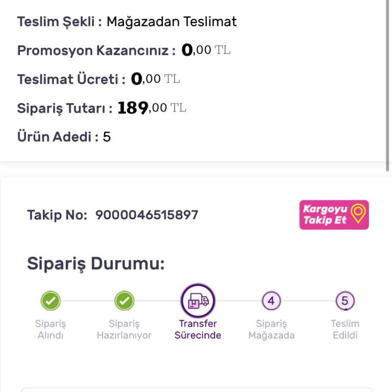 Siparişim Hala Kargoda Ve Takip Edemiyorum