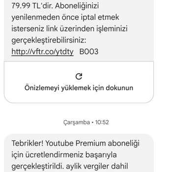 Vodafone Yanımda Üzerinden Youtube Premium Çifte Ücretlendirme Ve Üyelik Sorunu