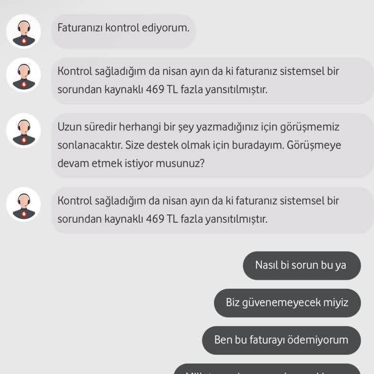 Sistem Hatası Nedeniyle Fazla Fatura Yansıtılması Ve Çözüm Sunulmaması