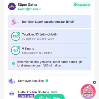 Süper Satıcıyken Komisyon Artışıyla Avantaj Kaybı Yaşadım