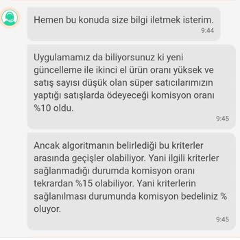 Süper Satıcıyken Komisyon Artışıyla Avantaj Kaybı Yaşadım