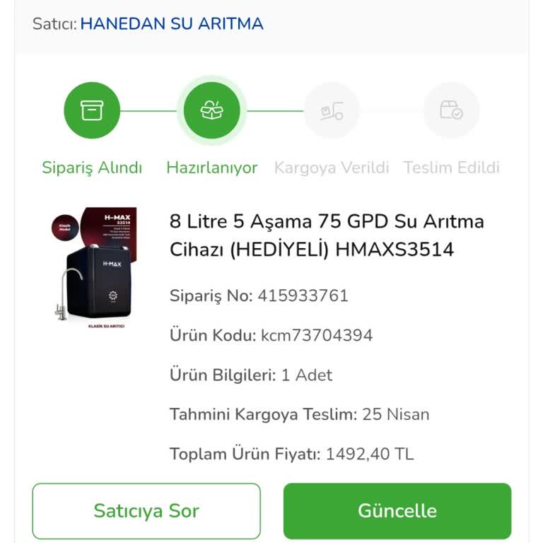 Sipariş İptali Ve Kargo Sürecinde Yaşanan Sorunlar