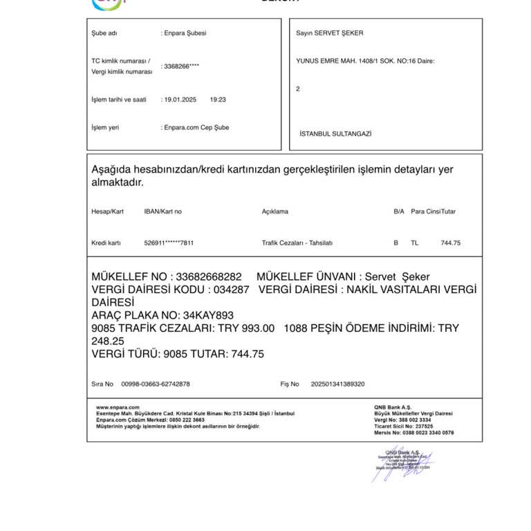 Ödenen Trafik Cezası Hala Sistemden Silinmedi