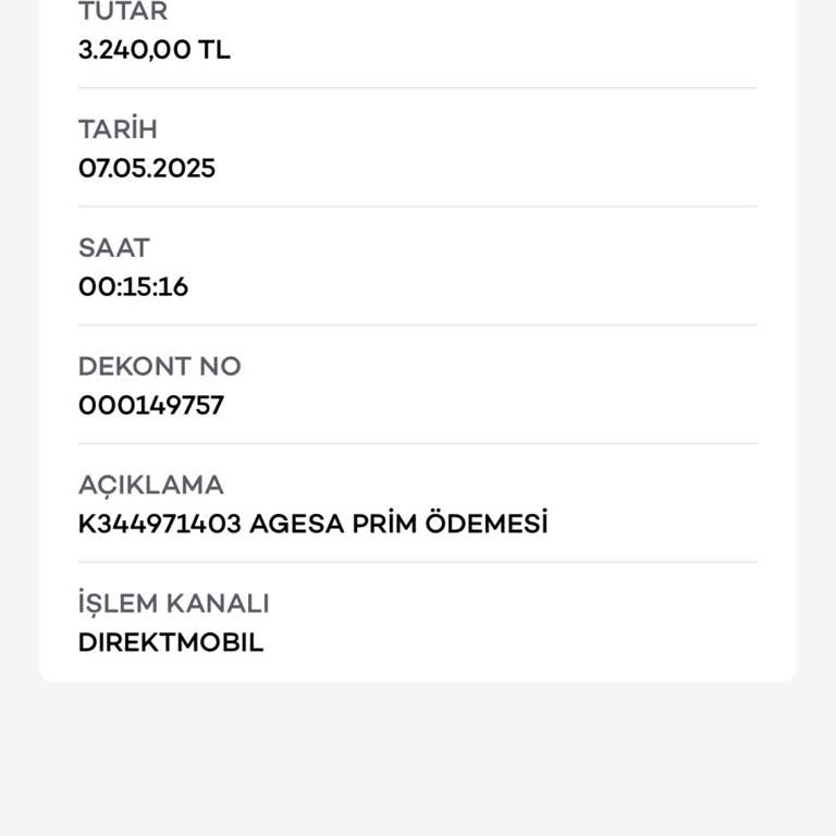 Bilgim Dışında Yapılan Agesa Prim Ödemesi İçin Ücret İadesi Talebi