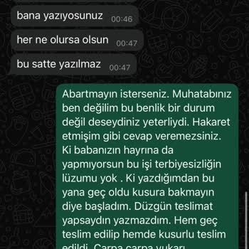 Geç Teslimat, Saygısız Davranış Ve Çözülmeyen Sorunlar
