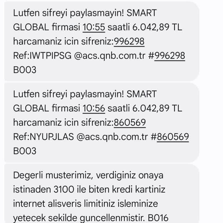 Sanal Karttan Habersiz Yüksek Tutar Çekildi, Param Geri Verilmiyor!