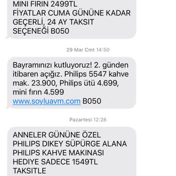 Soylu AVM Mesajları Engellememe Rağmen Gelmeye Devam Ediyor