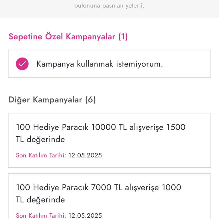 Boyner Now Hopi İndirimi Kampanyası Kullanılamıyor