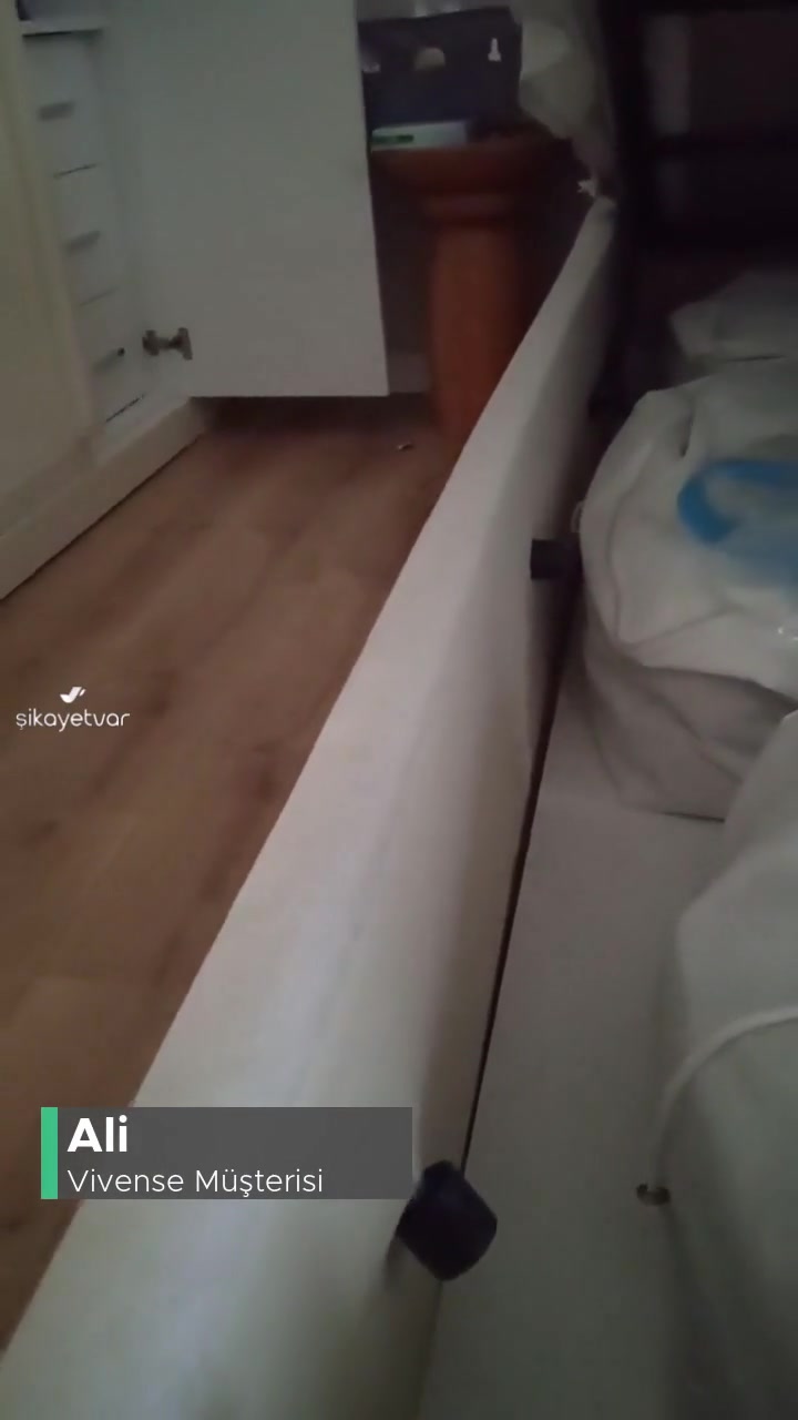 Vivense Luna Karyola Yatak Parçası Kırılmış! videonun kapak resmi