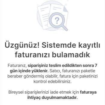 Yanlış Ürün Ve Eksik Fatura Sorunu: Hızlı Çözüm Bekliyorum