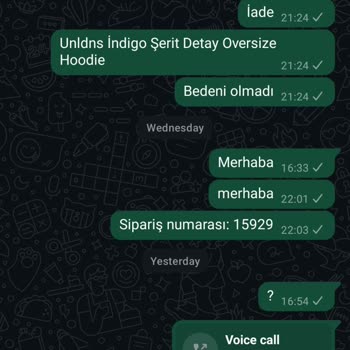 Weswear İade Sürecinde İletişim Kurulamıyor