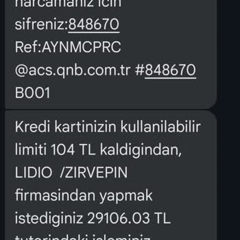 Kartımdan İzinsiz Para Çekmeye Çalışan Firma Mağduriyetim