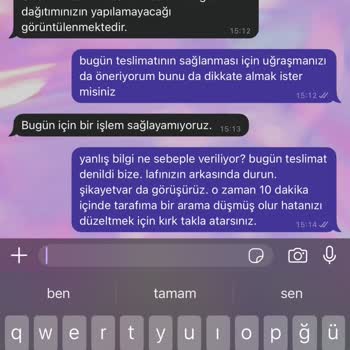 Kargo Teslimatında Bilgilendirme Eksikliği Ve Müşteri Hizmetlerine Ulaşılamıyor