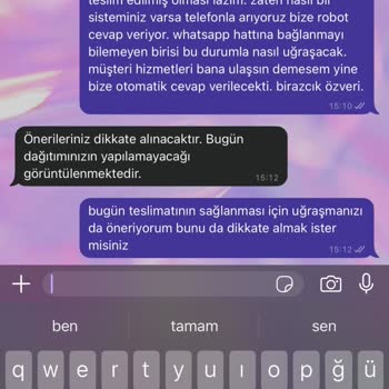 Kargo Teslimatında Bilgilendirme Eksikliği Ve Müşteri Hizmetlerine Ulaşılamıyor