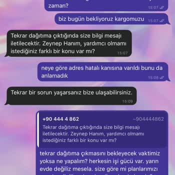 Kargo Teslimatında Bilgilendirme Eksikliği Ve Müşteri Hizmetlerine Ulaşılamıyor