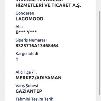 Vivense Siparişim Kayıp Teslimat Yok Muhatap Bulamıyorum