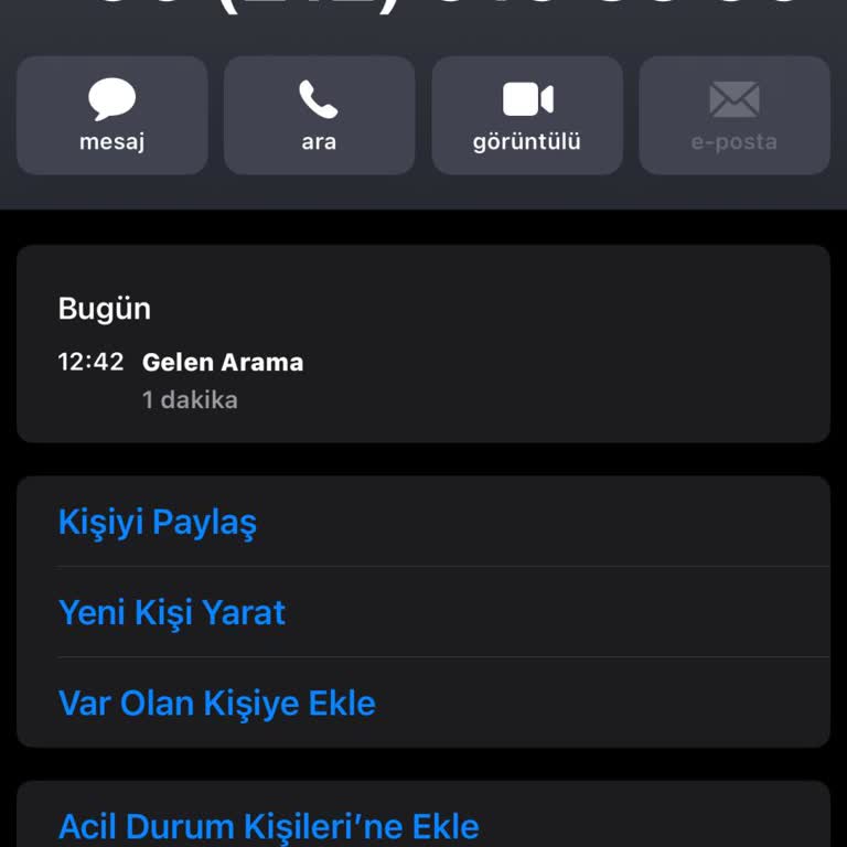 Anket İçin Verilen Numara Sonrası Yaşadığım Endişe