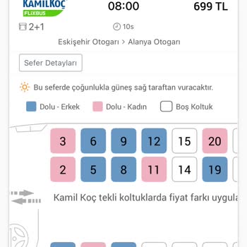 Aldığım Otobüs Bileti İçin İki Kez Para Çekildi Bilet Gelmedi